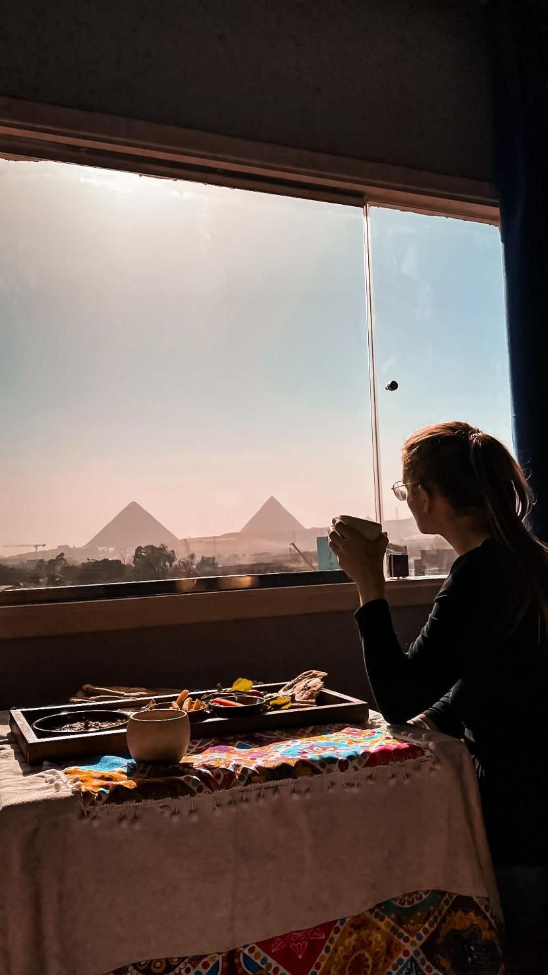 King Tout Hotel Pyramids View Caïro Buitenkant foto